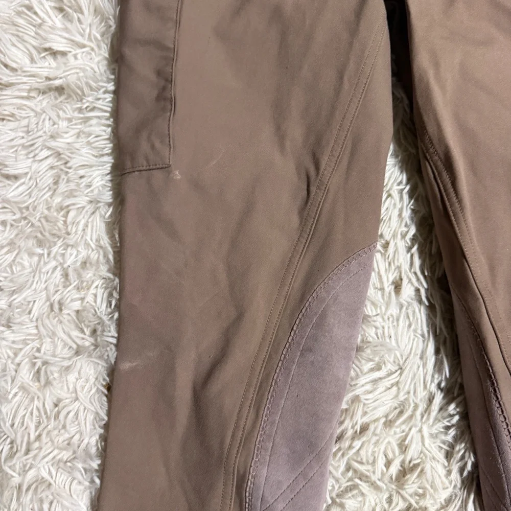 Women’s Size 26R Tan Stevie Equestrian Knee Patch Horseback Riding Breeches - Picture 6 of 8